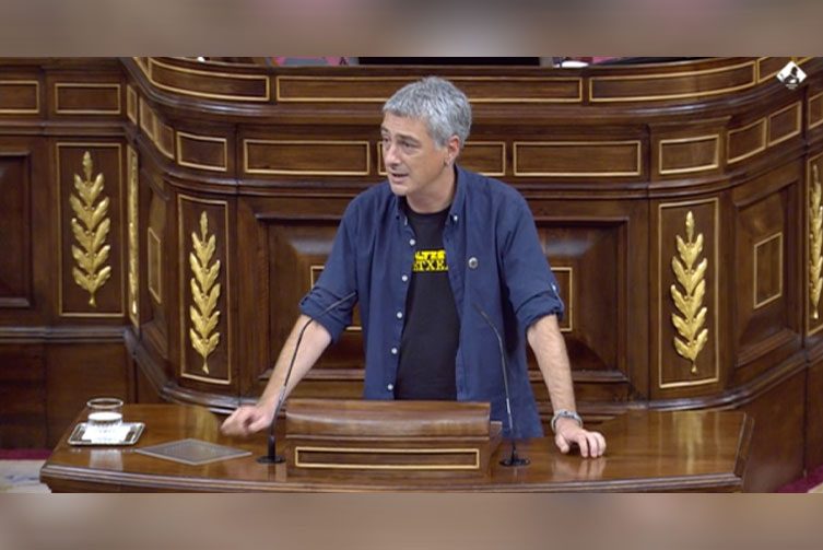 «Datos vs. patrañas»: Oskar Matute explica en el Congreso la diferencia entre allanamiento y okupación