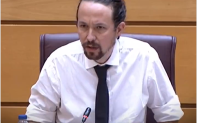 Pablo Iglesias responde en el Senado sobre la maniobra judicial en su contra