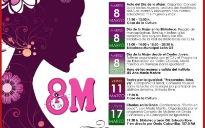 Varios actos en torno al 8M conmemorarán en Cabanillas el Día Internacional de la Mujer